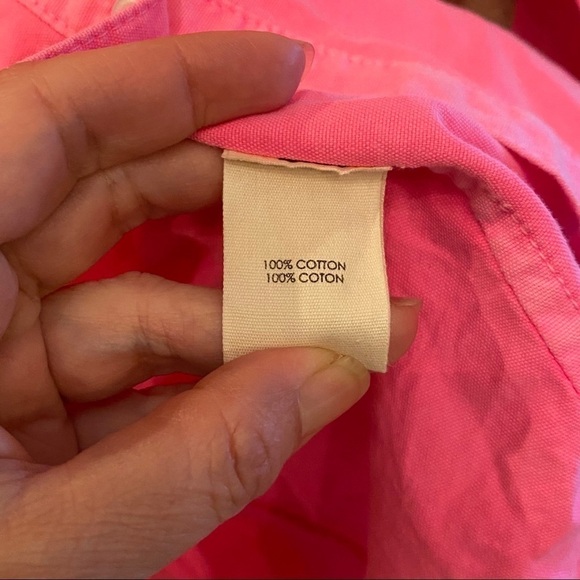 ELIZABETH & JAMES Women Pink Barbie Long Sleeve Button Down Size Medium - Picture 5 of 7